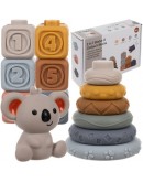 Меки сензорни блокове за бебета